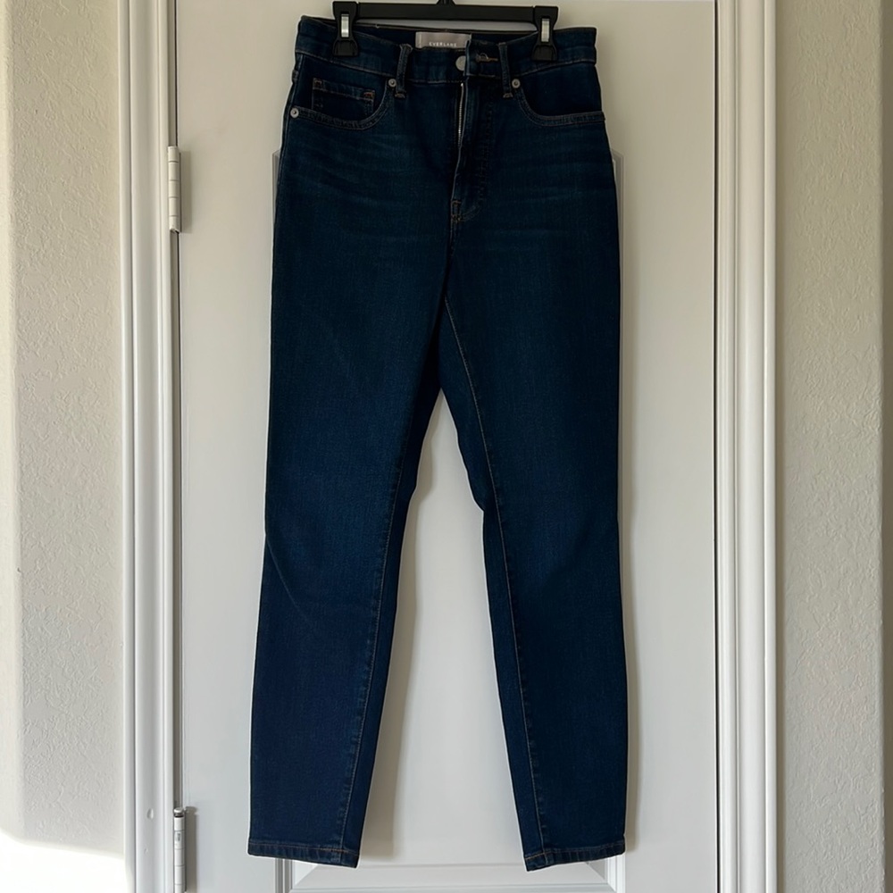 Everlane Dark Wash Skinny Jeans
